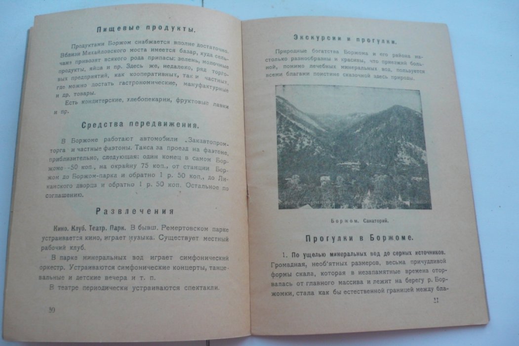 Боржом и его район.