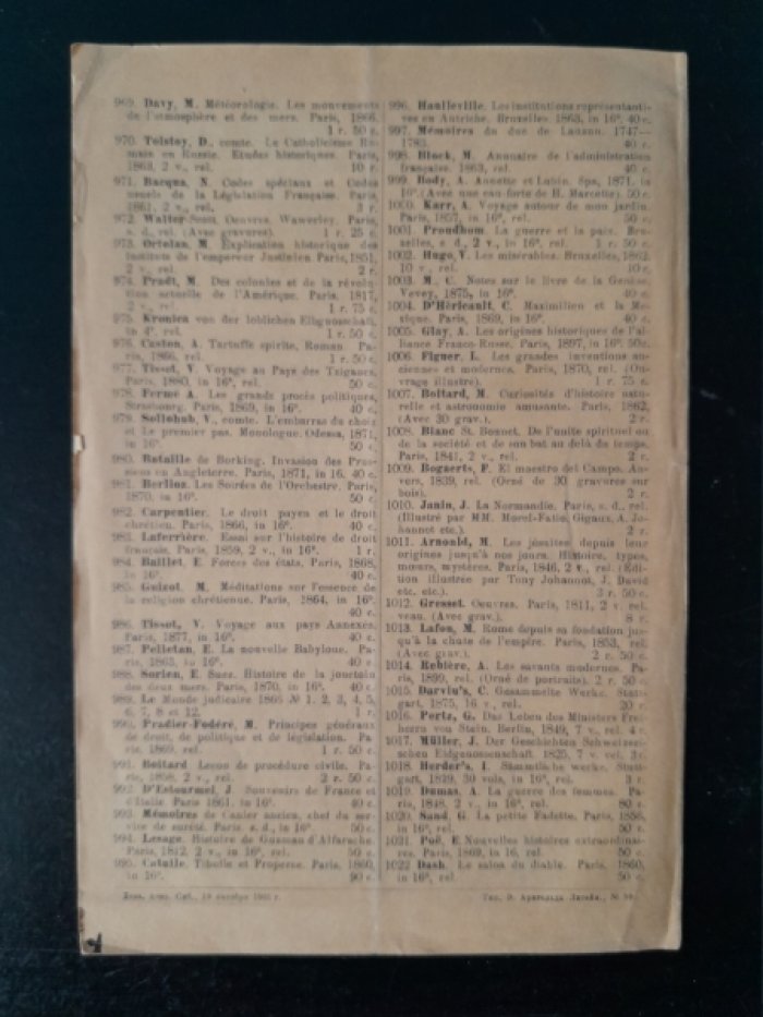 Антикварная книжная торговля В. И. Клочкова. Каталог № 296.