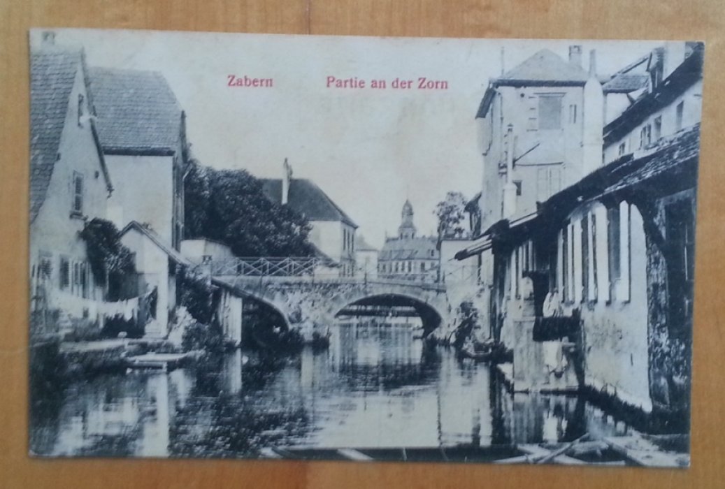 Zabern. Partie an der Zorn. Открытка