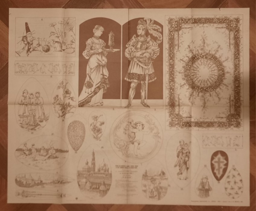 Дамские рукоделия. Приложение к «Парижским модам» за февраль 1909 г. при журнале «Нива».