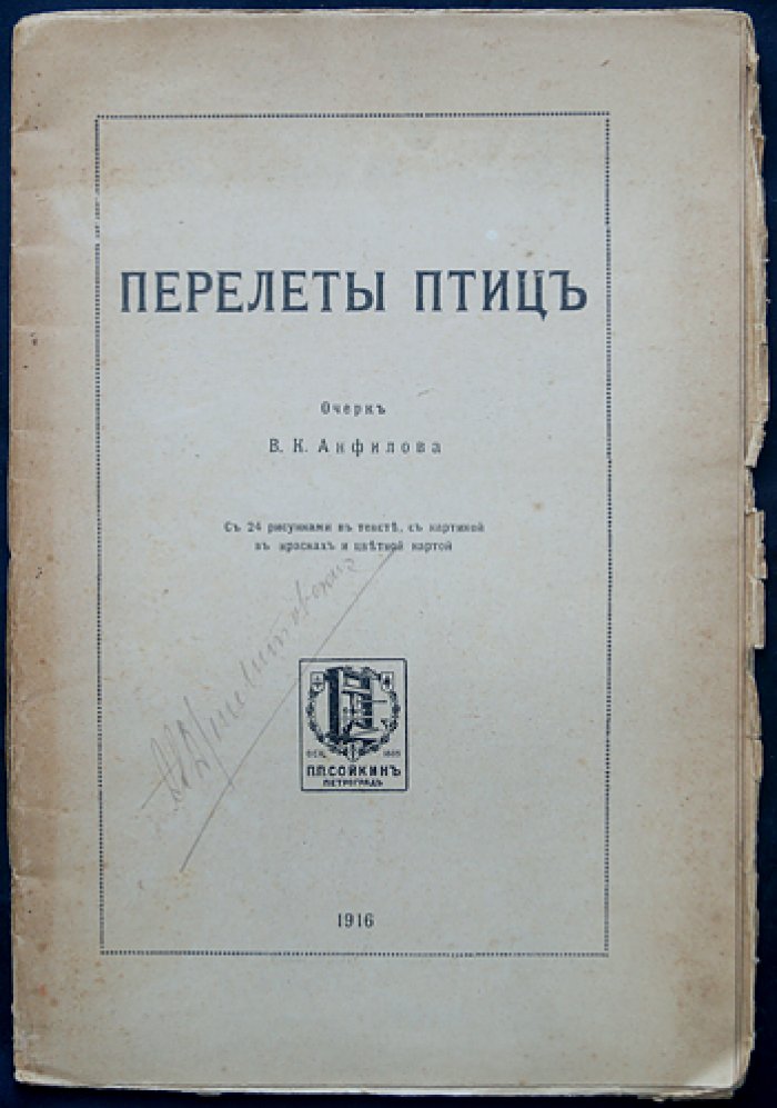 Анфилов В.К. Перелеты птиц.