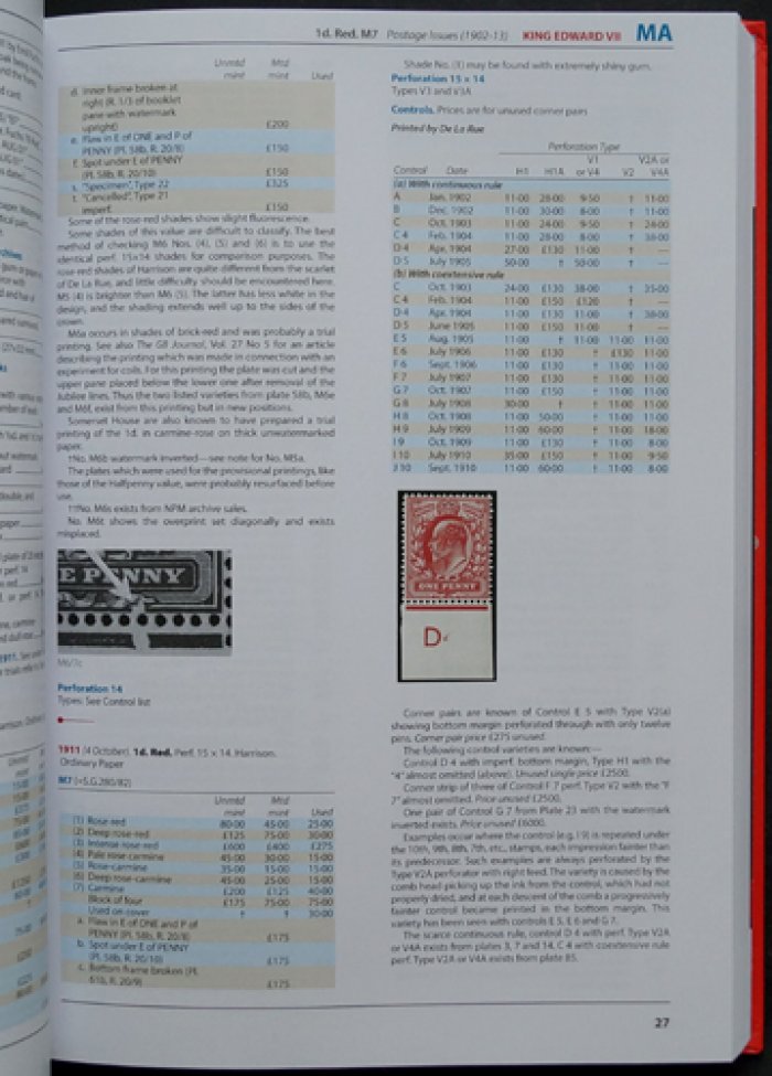 Стэнли Гиббонс. Каталог марок Великобритании от Эдуарда VII до Георга VI / Stanley Gibbons. Great Britain Specialised Stamp Catalogue. King Edward VII to King George VI