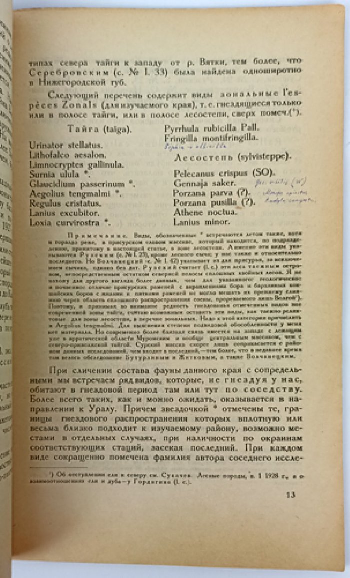 Список птиц Казанского края. Выпуск 3 (издание Кружка «Любители природы»)