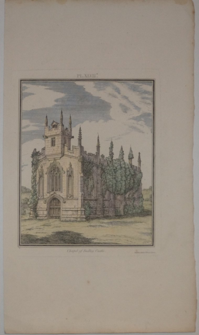 Часовня замка Садли (Chapel of Sudley Castle). Гравюра из «Собрания глостерширских древностей»