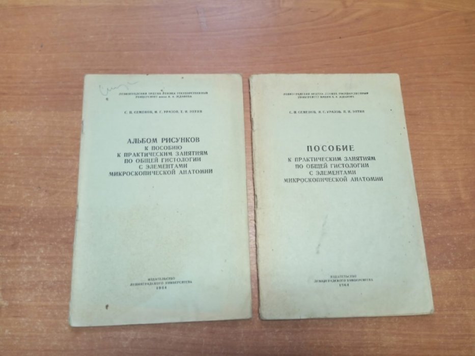 Семенов С.П., Уразов И.Г., Энтин П.И. Пособие к практическим занятиям по общей гистологии с элементами микроскопической анатомии. + Альбом рисунков к пособию к практическим занятиям по общей гистологии с элементами микроскопической анатомии.