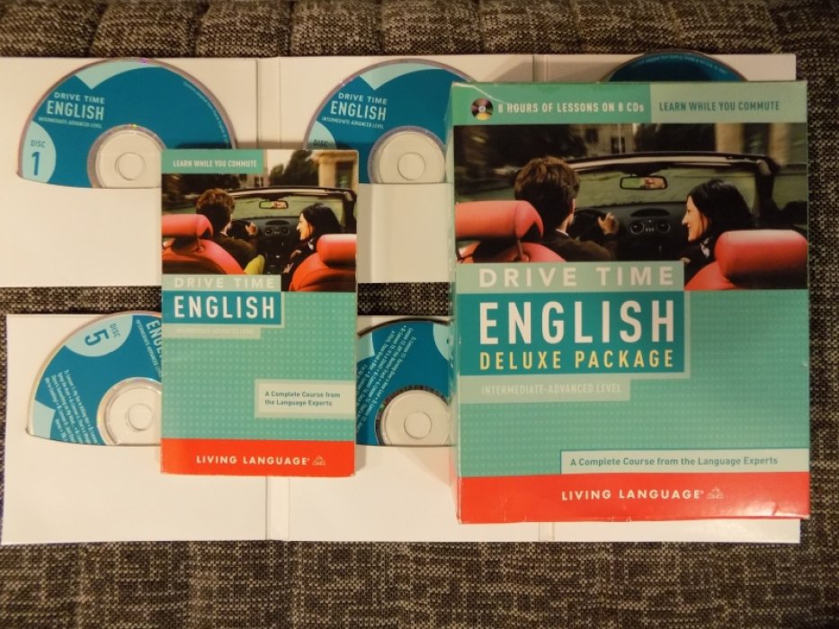 Drive Time English Deluxe Package : Intermediate-Advanced Level.