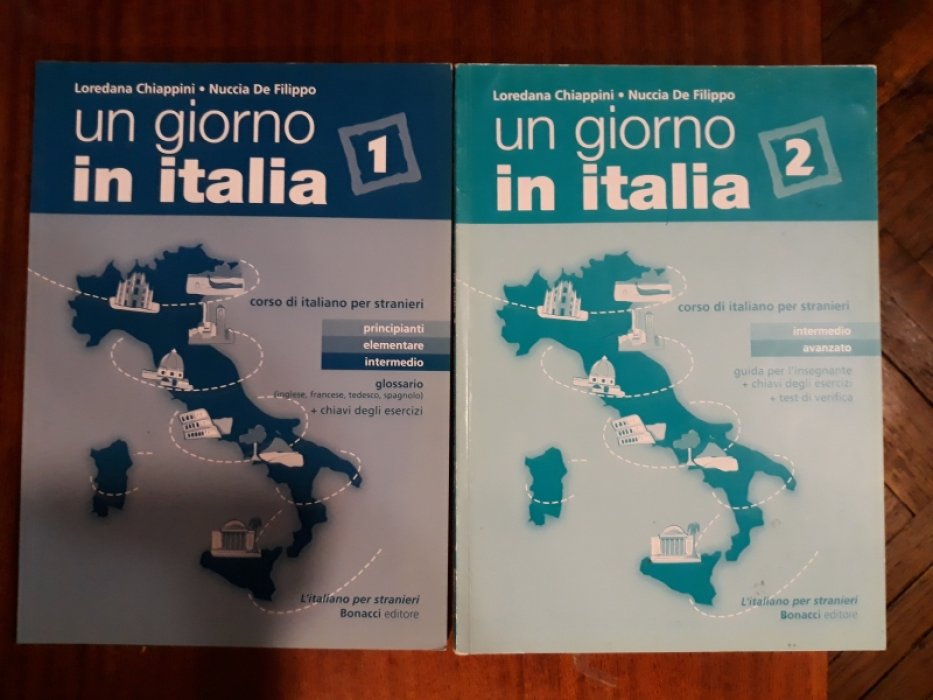 Loredana Chiappini - Nuccia De Filippo. Un giorno in Italia 1+2 - corso di italiano per stranieri.+2 тетради.