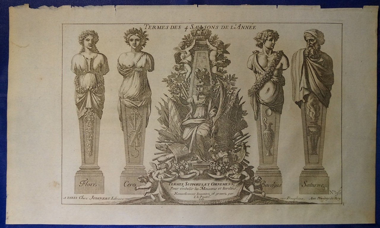 Ле Потр Пьер. Заглавный лист (офорт, 1751)