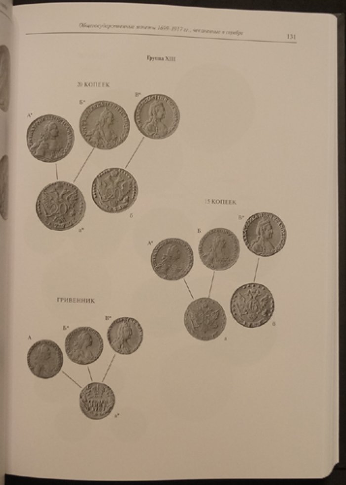 Монеты России 1700–1917: каталог, классификация и редкости (2 части)