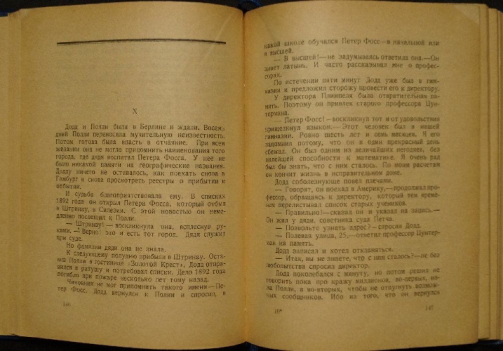 Петер Фосс — похититель миллионов. Человек без имени
