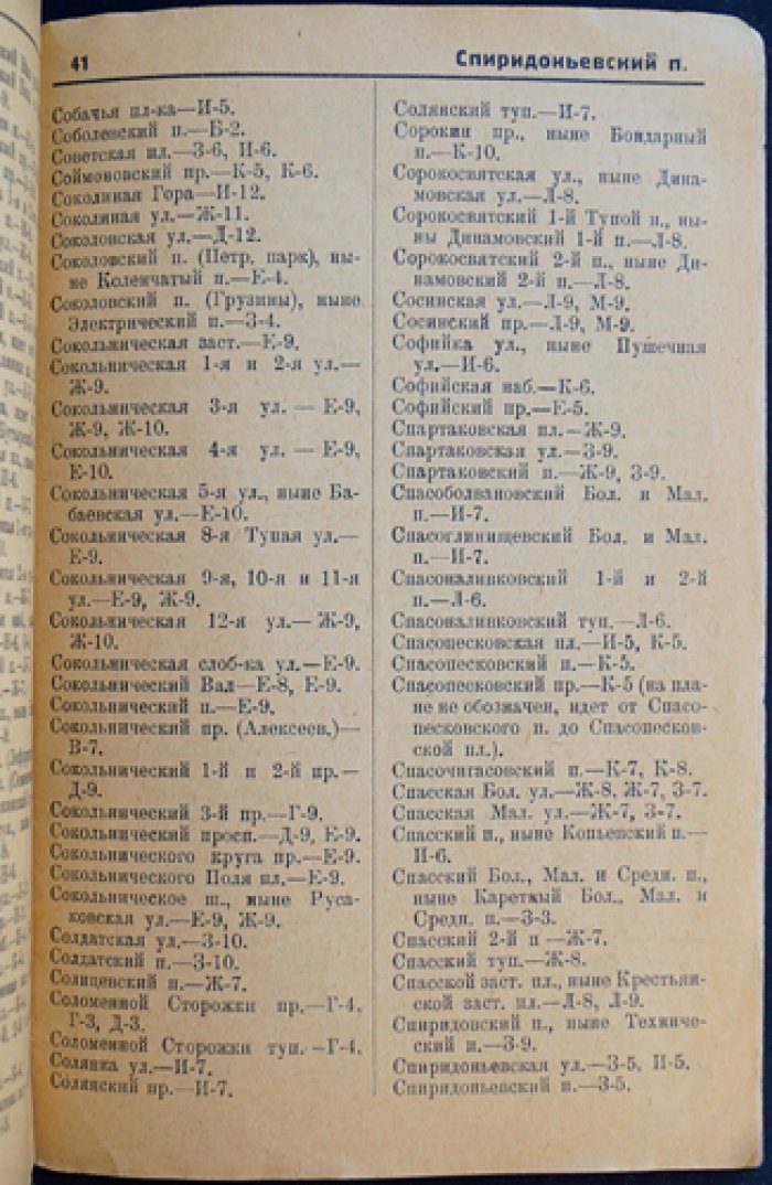Новый план Москвы: указатель улиц (с приложением указателя)