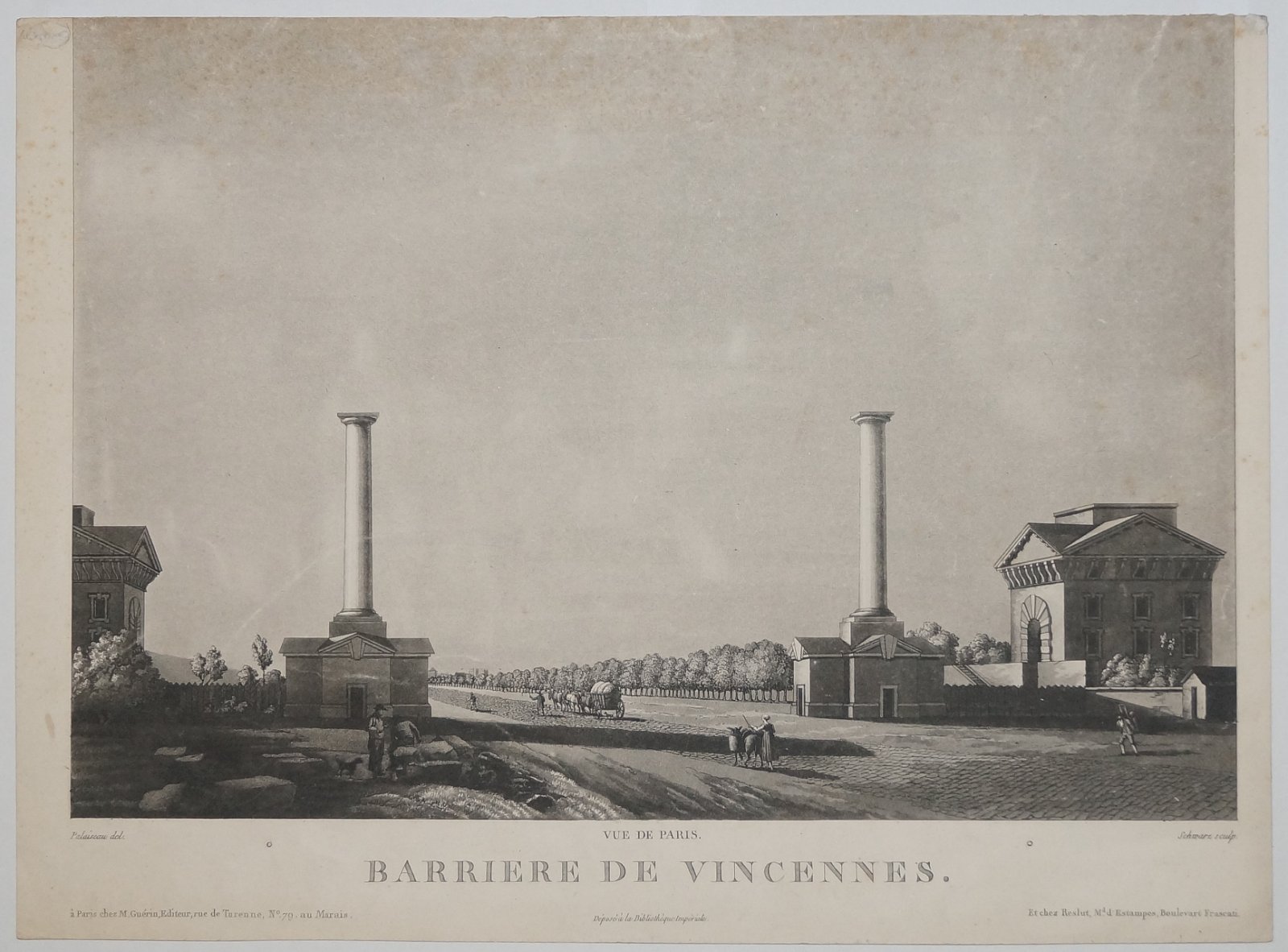 Вид Парижа: Застава Венсена (Vue de Paris. Barrière de Vincennes)