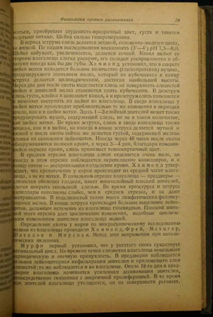 Бесплодие сельскохозяйственных животных: монография