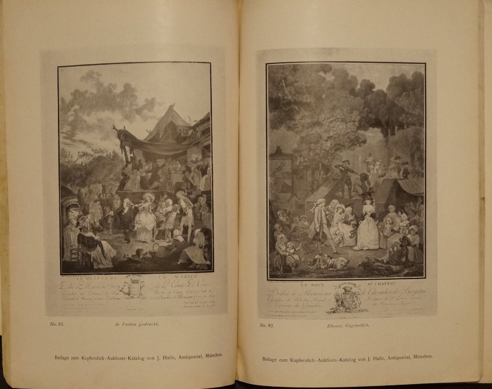Коллекция барона F. де L.: эстампы французских и английских школ XVIII века (ч/б и цветные), сюжеты о спорте и эпохе Революции — каталог аукциона 2 июля 1902