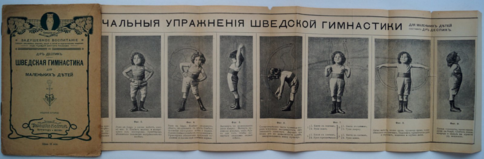 Доктор Деспик. Шведская гимнастика для маленьких детей: таблица первоначальных упражнений с объяснениями (2-е изд.)
