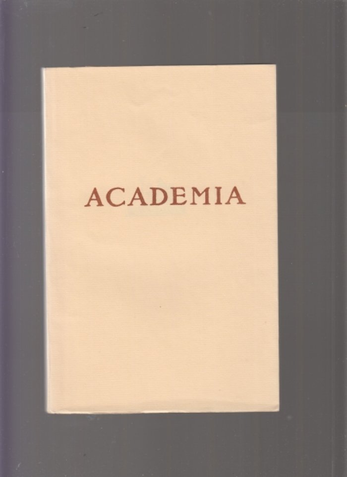 Academia 1922 - 1937. Выставка изданий и книжной графики.