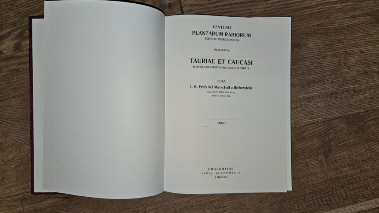 Centuria plantarum rariorum Russiae meridionalis Ф.К. Биберштейна глазами молодых исследователей «Сириуса» через 200 лет