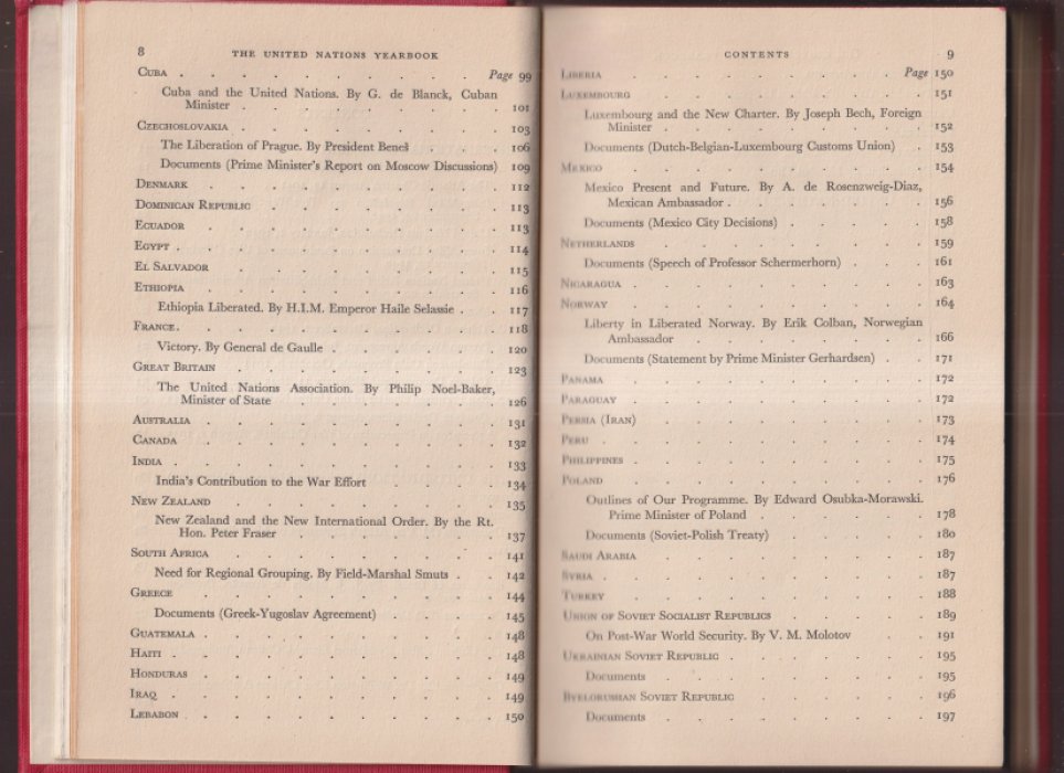The United Nations Yearbook 1946./Ежегодник Организации Объединенных Наций за 1946 год.