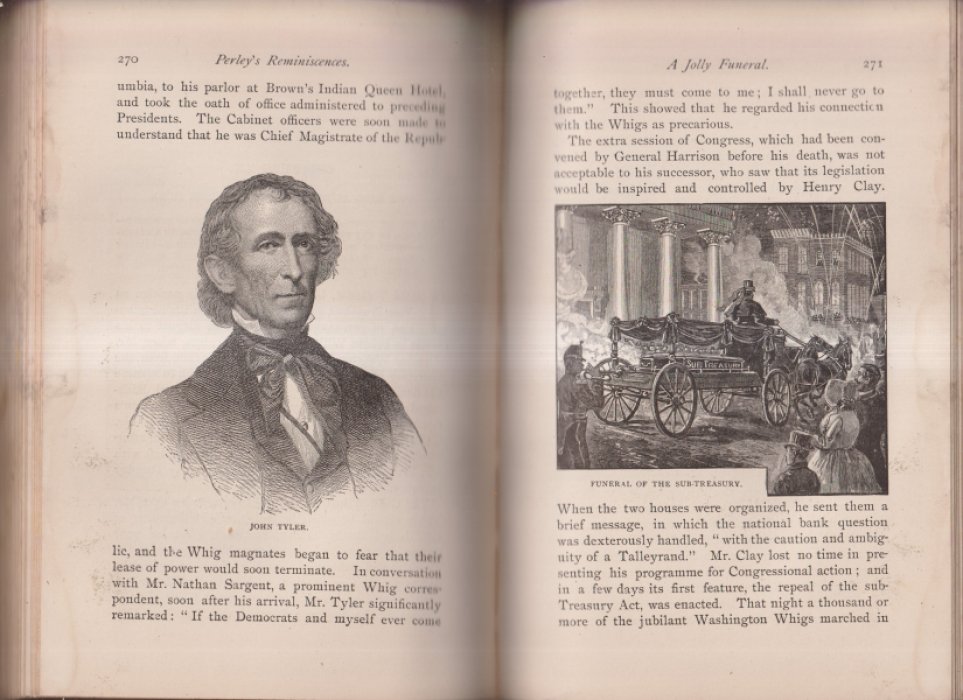 Poore Benjamin Perley /Пур Бенджамин Перли, 1820–1887. Perleys Reminiscences of sixty years in the National Metropolis. Vol. I. /Воспоминания Перли о шестидесяти годах, проведенных в столице страны.