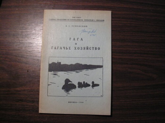 Успенский В.С. Гага и гагачье хозяйство.