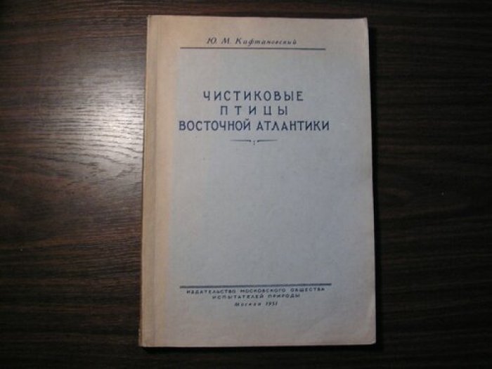 Кафтановский Ю.М. Чистиковые птицы Восточной Атлантики.