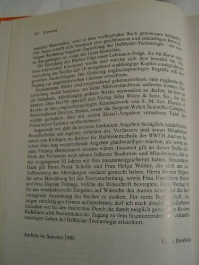 Beneking H. Halbleiter-Technologie.
