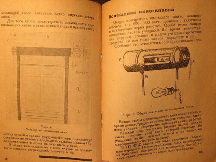Оборудование кино-классов.