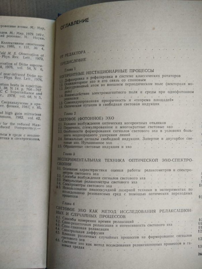 Манькин Э.А., Самарцев В.В. Оптическая эхо-спектроскопия.