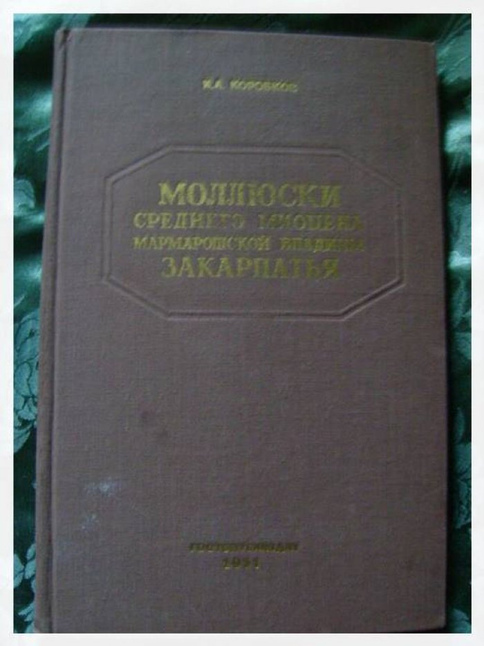 Коробков И.А. Моллюски среднего миоцена Мармарошской впадины Закарпатья.
