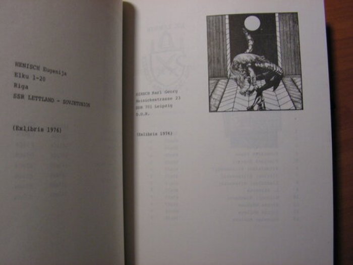 Rodel K. Bibliografi over evropeiske kunstneres.