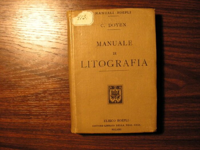 Doyen C. Manuale di litografia.