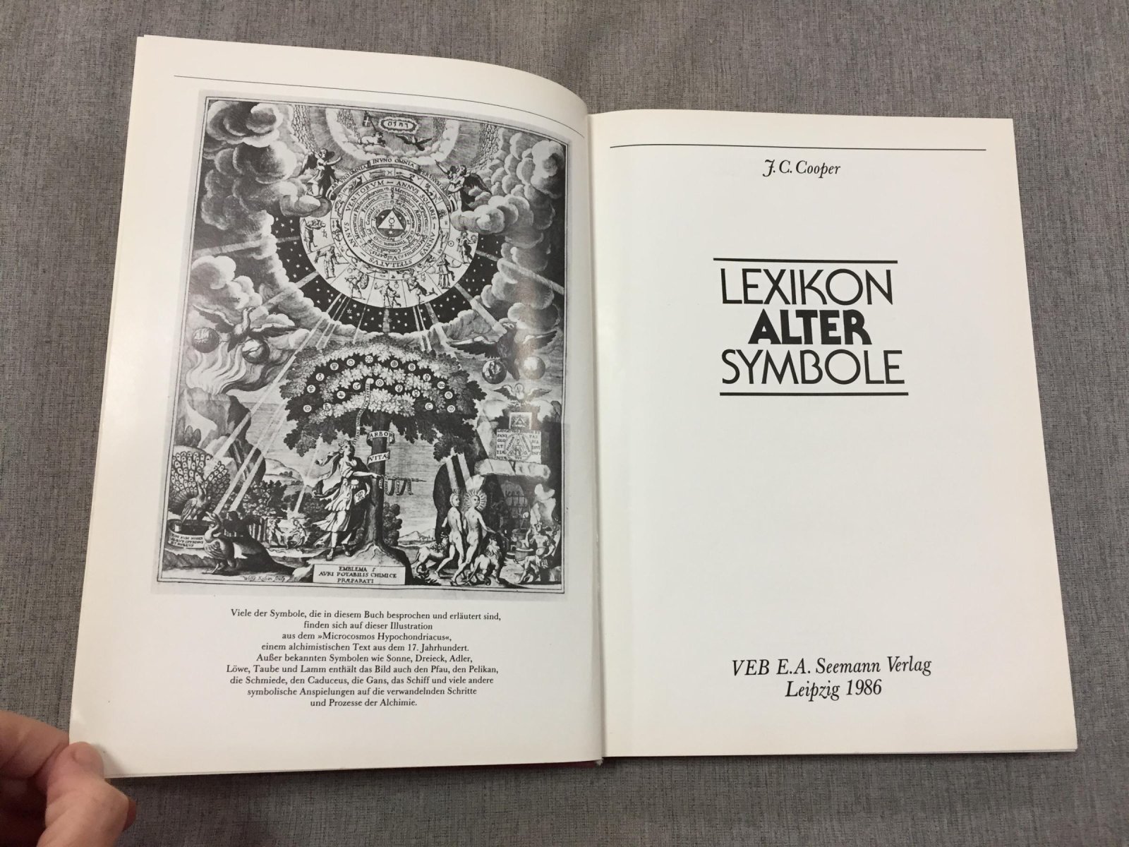 Cooper J. C. / Купер Дж. Lexikon alter Symbole / Словарь древних символов.