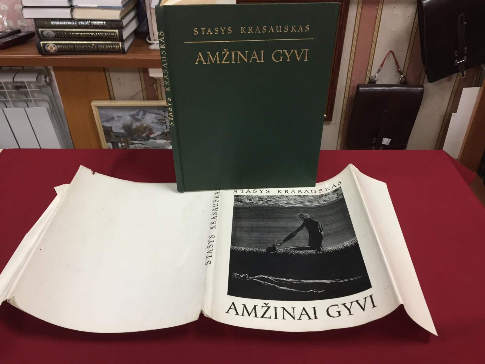 Krasauskas Stasys. Красаускас Стасис. Amzinai gyvi. Вечно живые. 36 гравюр.