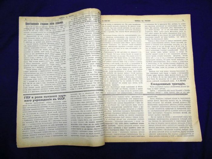Борьба за Россию. № 230/231, 1 июля 1931 г. Еженедельное издание.
