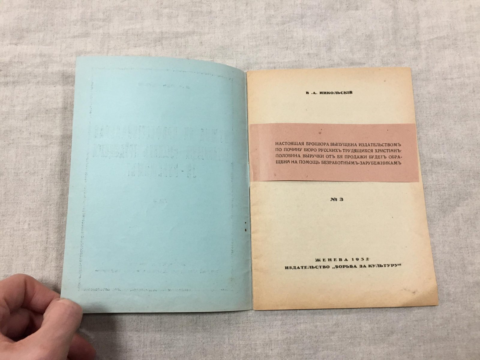 Никольский В.А. Нужна ли профессиональная организация русских трудящихся за рубежом?