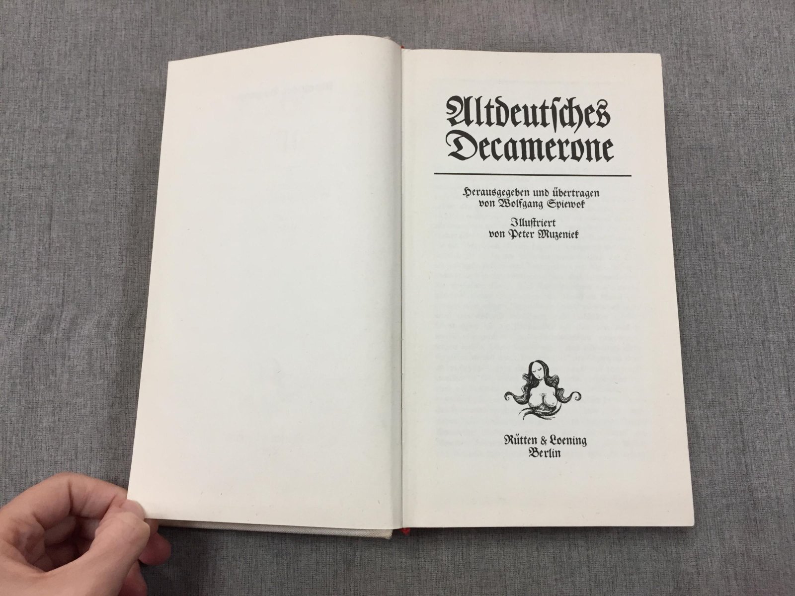 Altdeutsches Decamerone / Древнегерманский Декамерон.