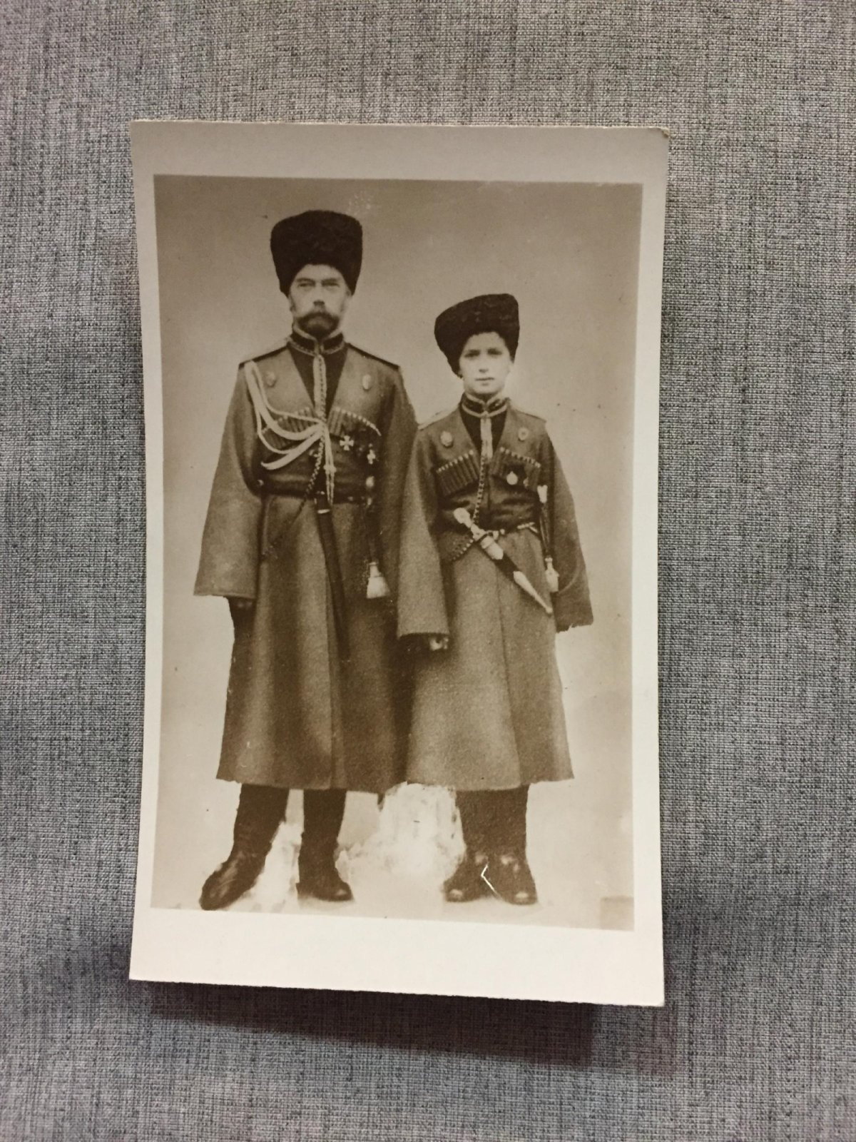 Император Николай II и Наследник Цесаревич Алексей.