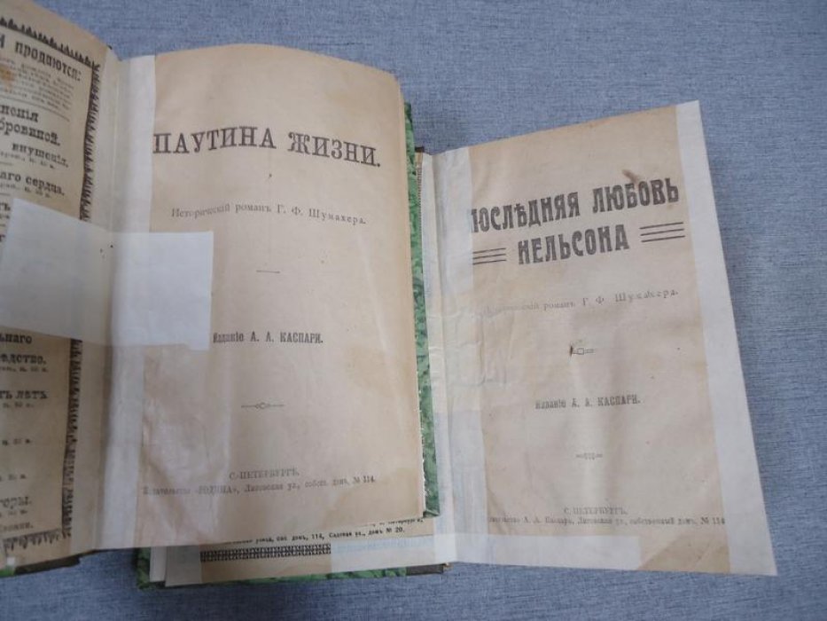 Шумахер Генрих Ф. Паутина жизни. + Последняя любовь Нельсона.