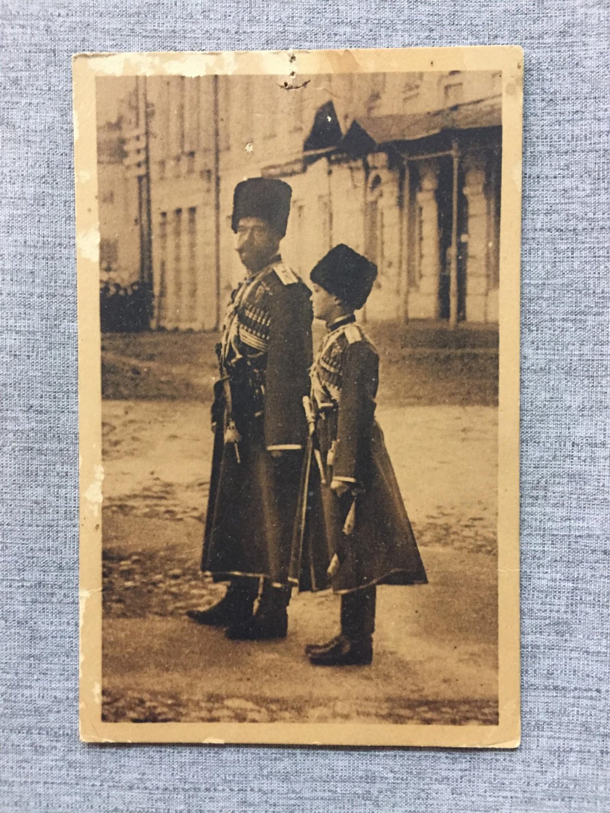 Император Николай II и Наследник Цесаревич Алексей.