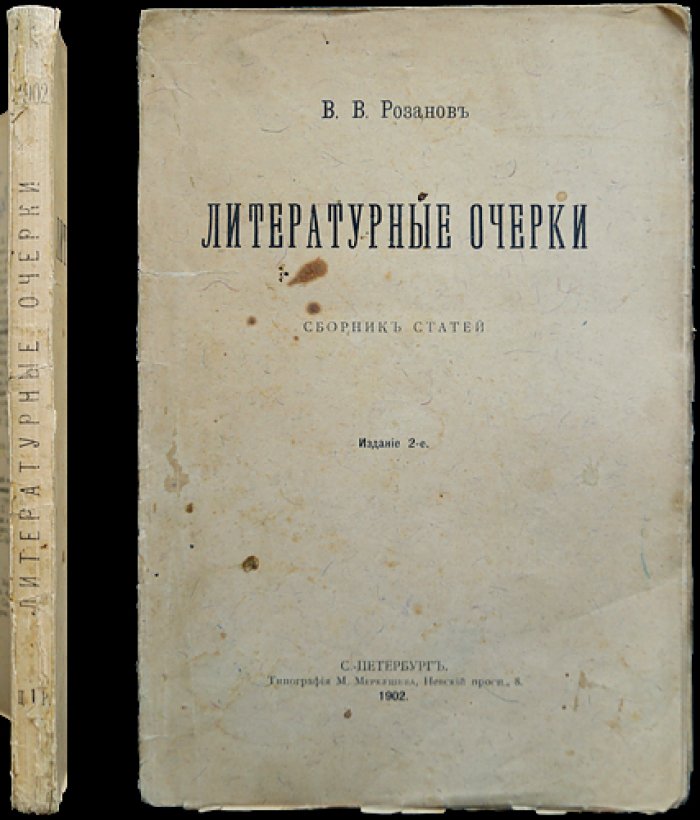 В. В. Розанов — Литературные очерки: статьи о культуре, истории и русской литературе
