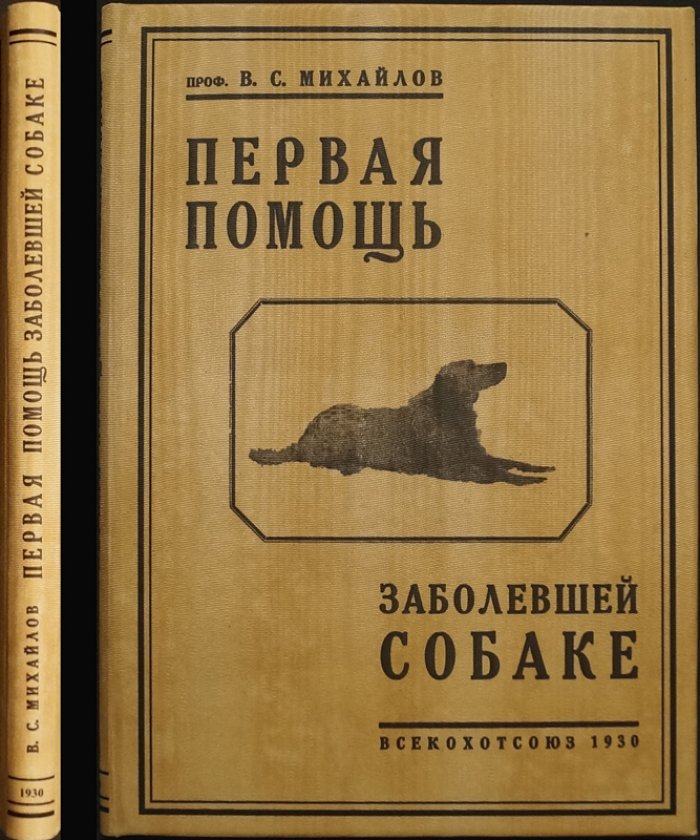 Первая помощь заболевшей собаке: конспект лекций проф. В. С. Михайлова (2-е исправл. и доп.)