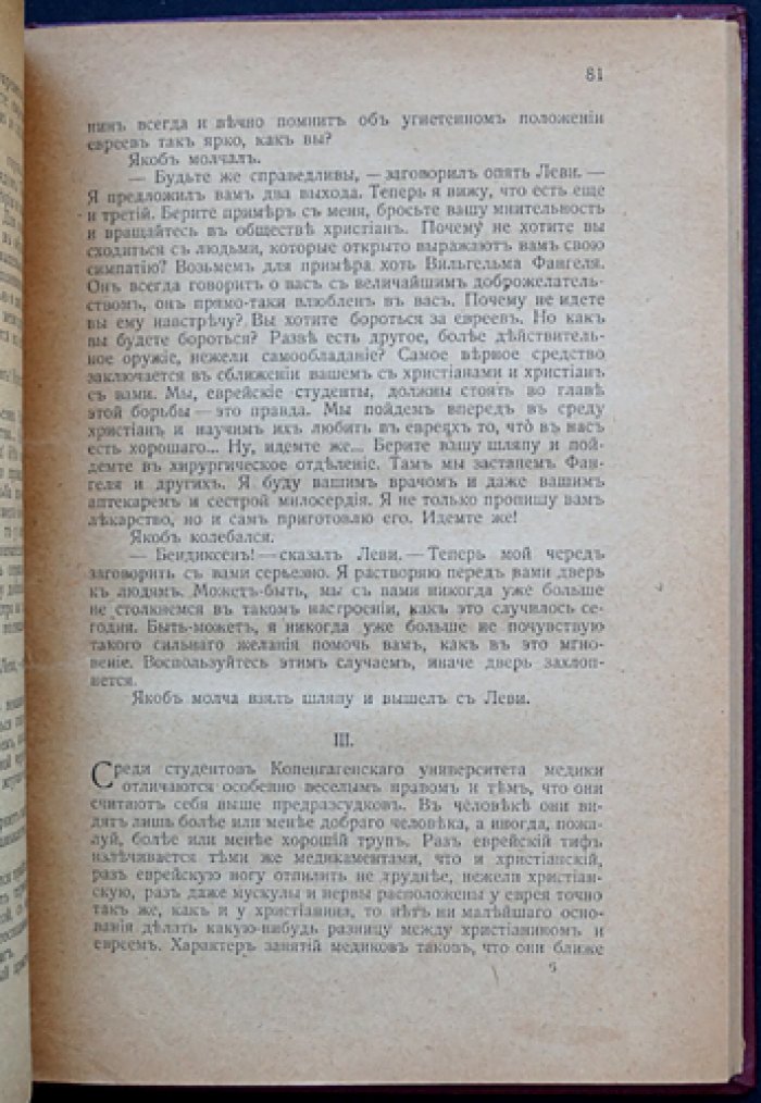 М. Е. Гольдшмидт. «Еврей» — роман о судьбах еврейской интеллигенции и ассимиляции
