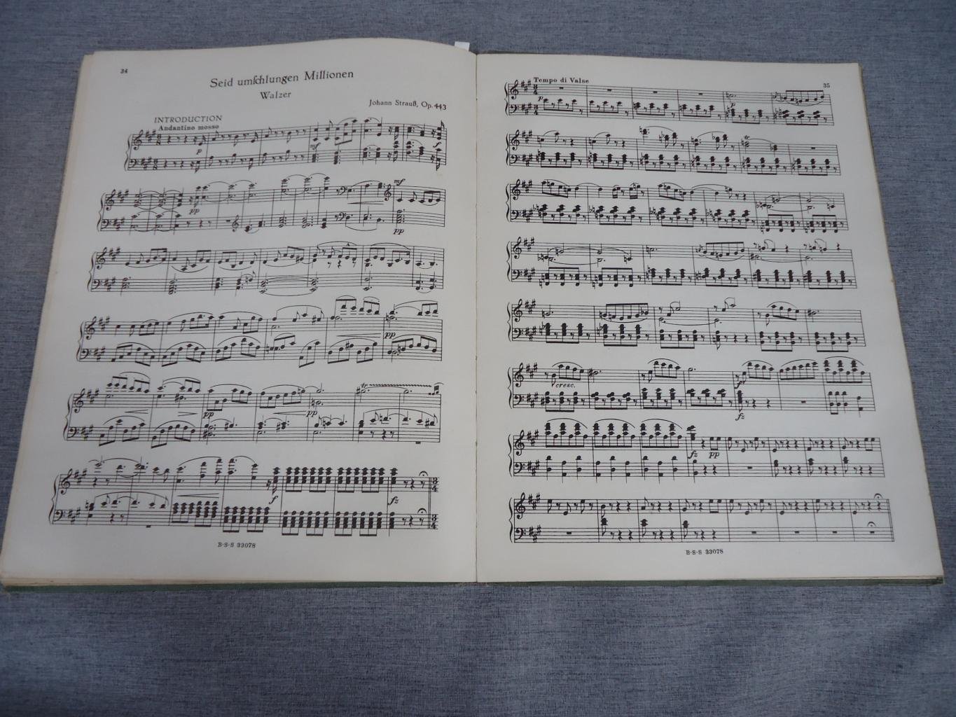 Strauss Johann (Штраус Иоганн). Walzer. Die schoensten Walzer fur Klavier (Прекрасные вальсы. Клавир)