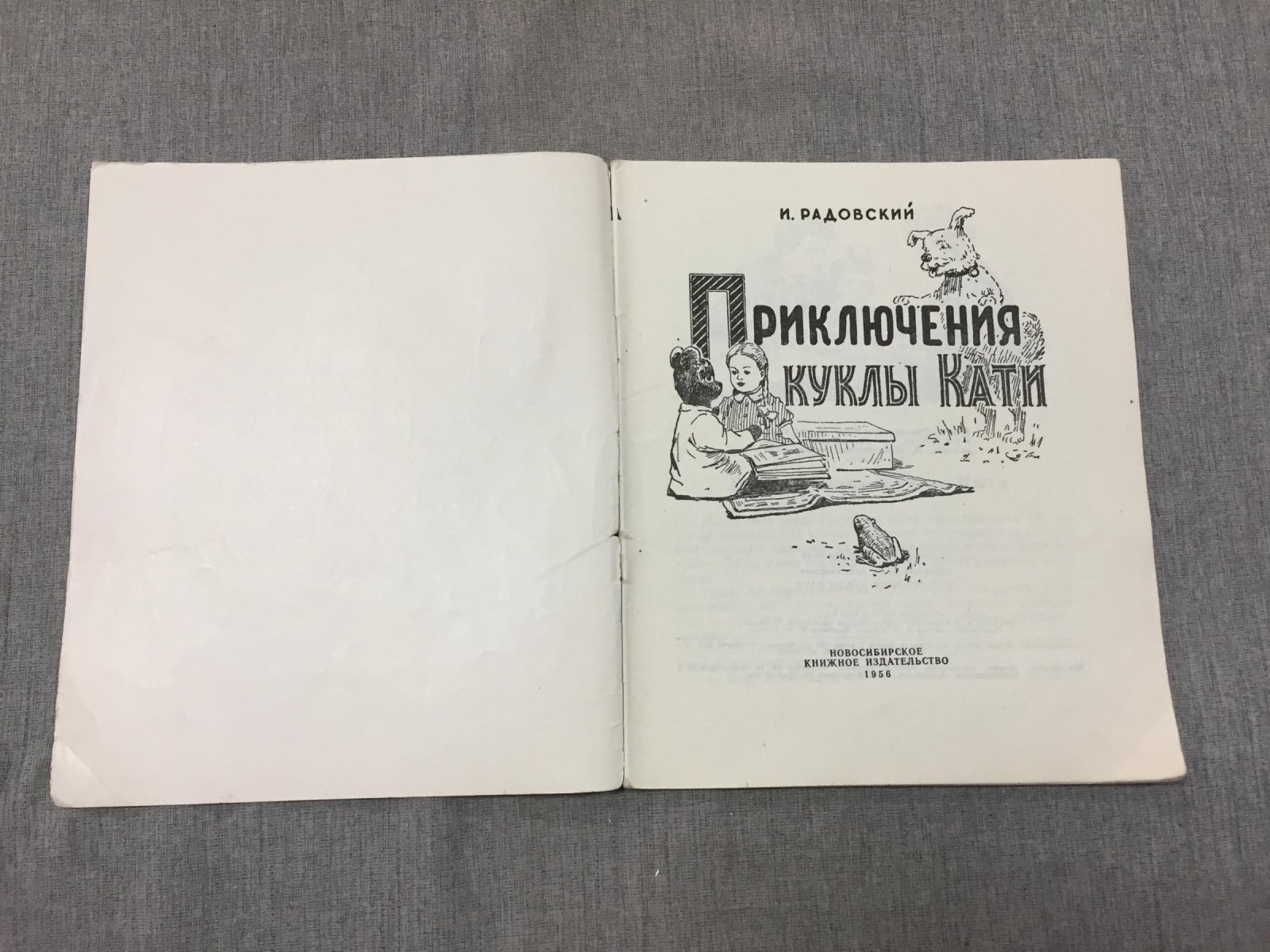Радовский Исаак Алексанрович. Приключения куклы Кати. Художник Э.И.Симаков.