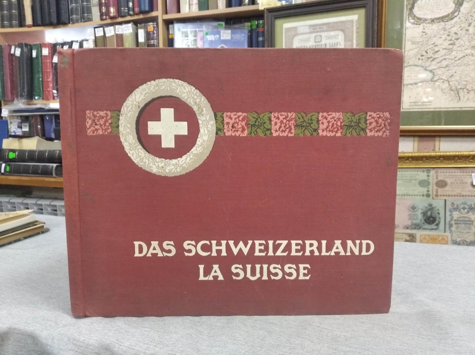 Das Schweizerland la suisse.Сувенирный альбом иллюстраций.