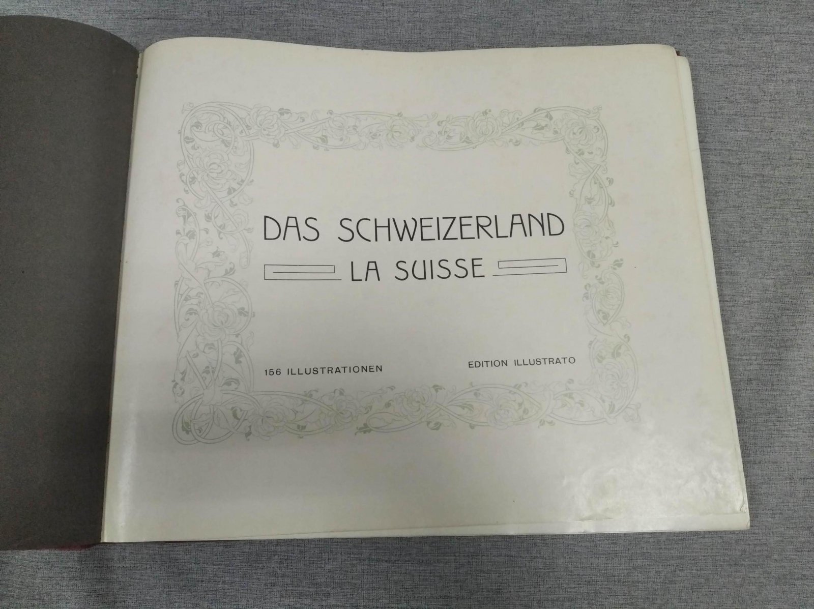 Das Schweizerland la suisse.Сувенирный альбом иллюстраций.