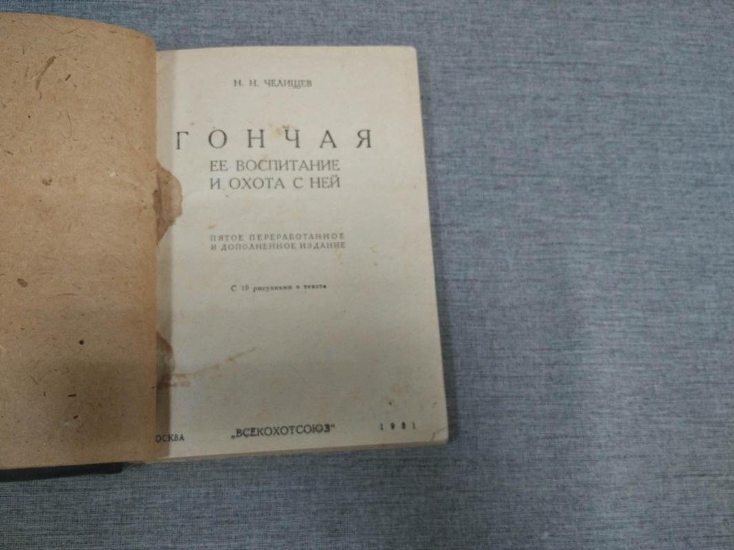 Челищев Н.Н. Гончая. Ее воспитание и охота с ней.