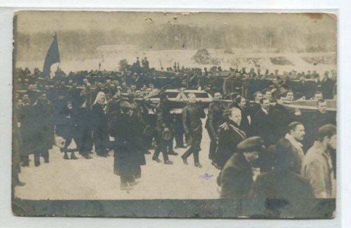 Похороны героев революции 23-го марта 1917 г.в Петрограде.