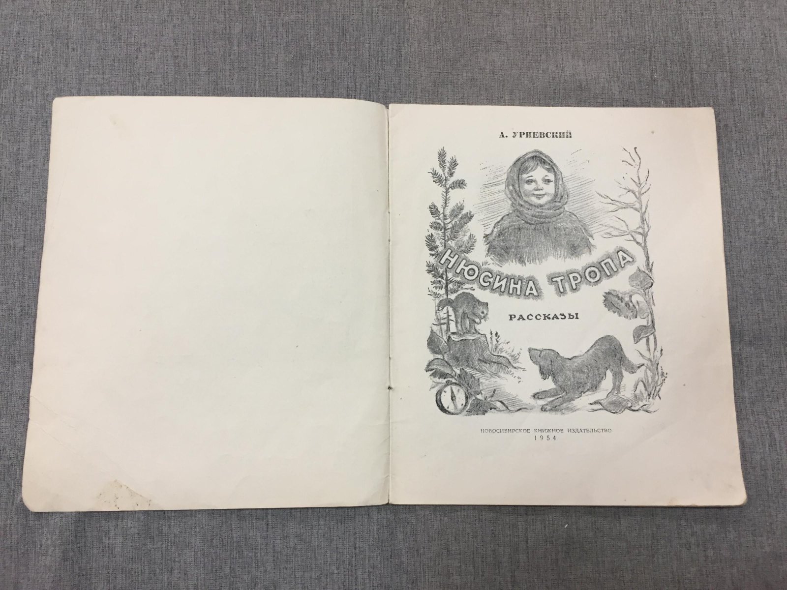 Уреевский А.П. Нюсина тропа : Рассказы :Художник Б.А.Васильев: Б.А. Васильев