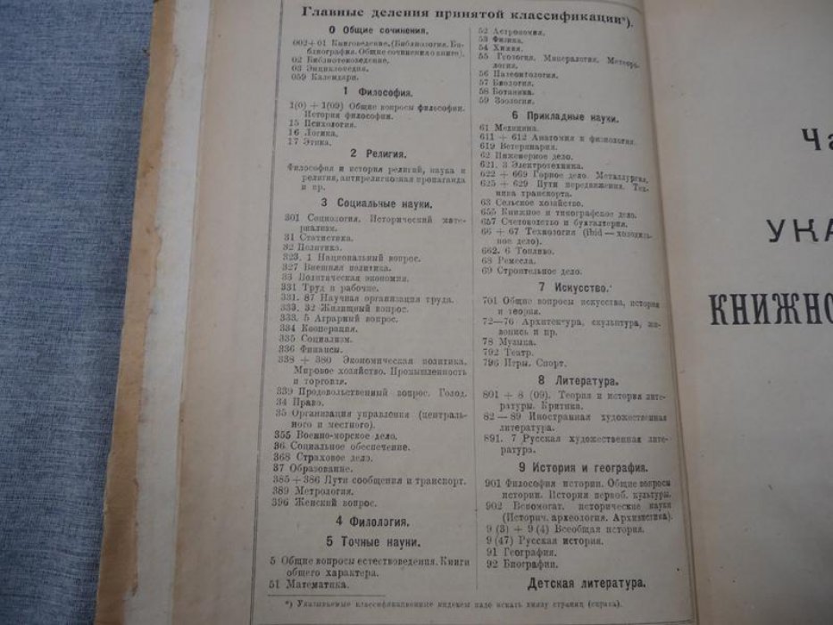 Книга в 1921/1922 году. Библиографический обзор (Классифицирован по десятичной системе).